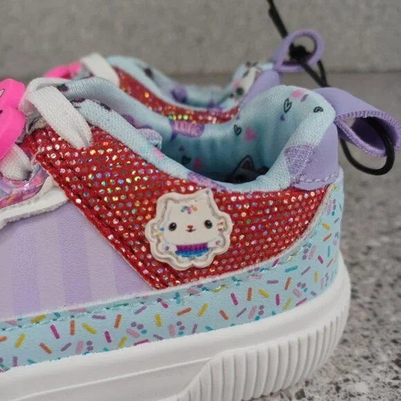 Sneakers Colorful Gabby's Dollhouse Toddler Girl Slip-On Shoes - Picture 5 of 13